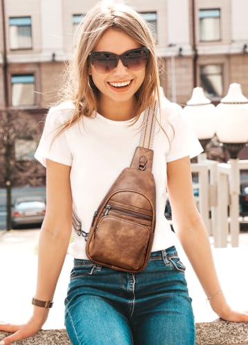 Mroede Crossbody Sling Bag for Women Casual Travel and Shopping