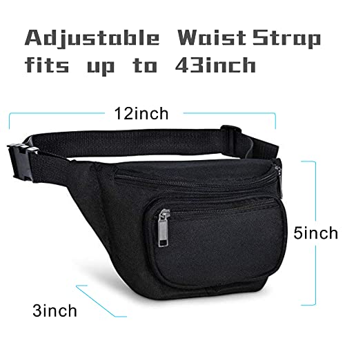 BuyAgain Quick Release Buckle Fanny Pack Bag for Men and Women
