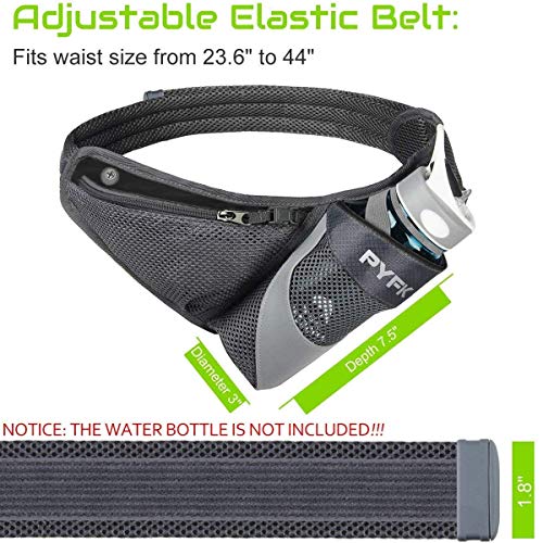 Waterproof Hydration Waist Pack with Bottle Holder for Men & Women